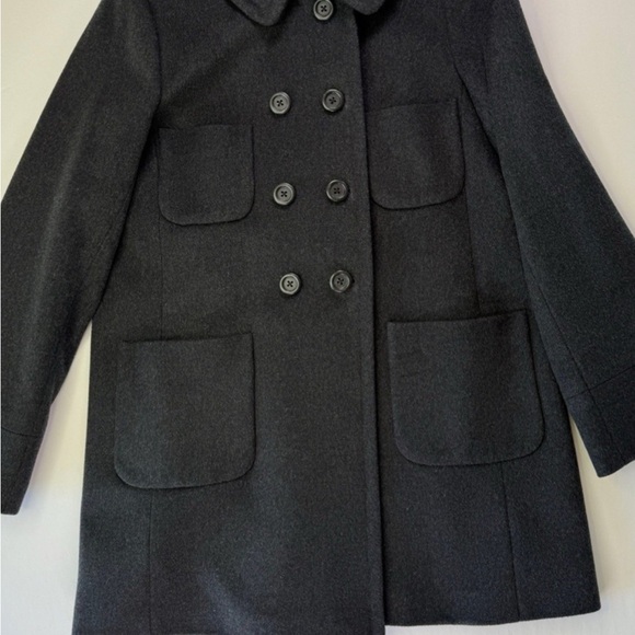 J. Crew Charcoal Double-Breasted Pea Coat - Picture 12 of 14